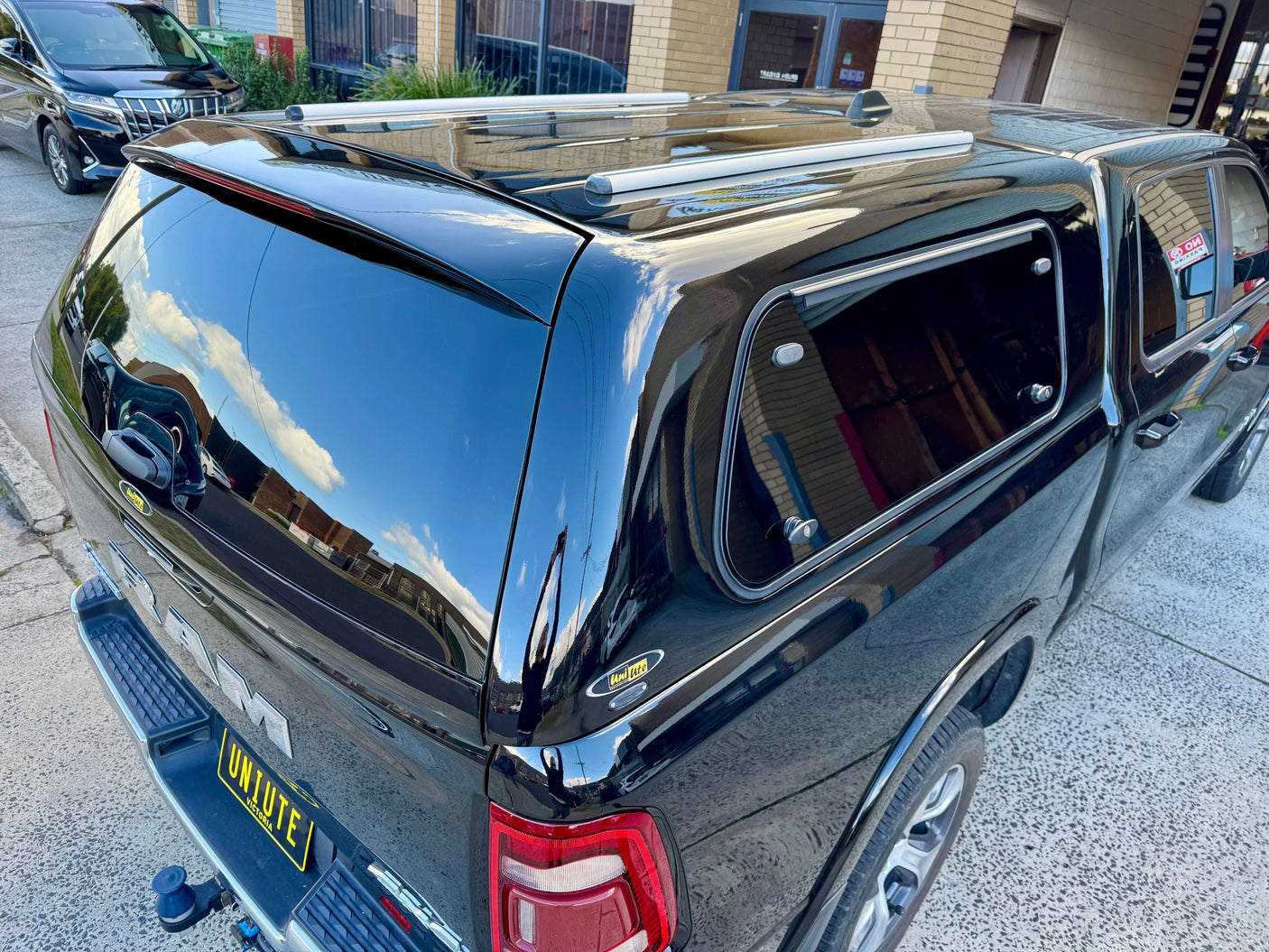 ram 1500 canopy FORCE PRO for DT 2020-2025 black with roof rails