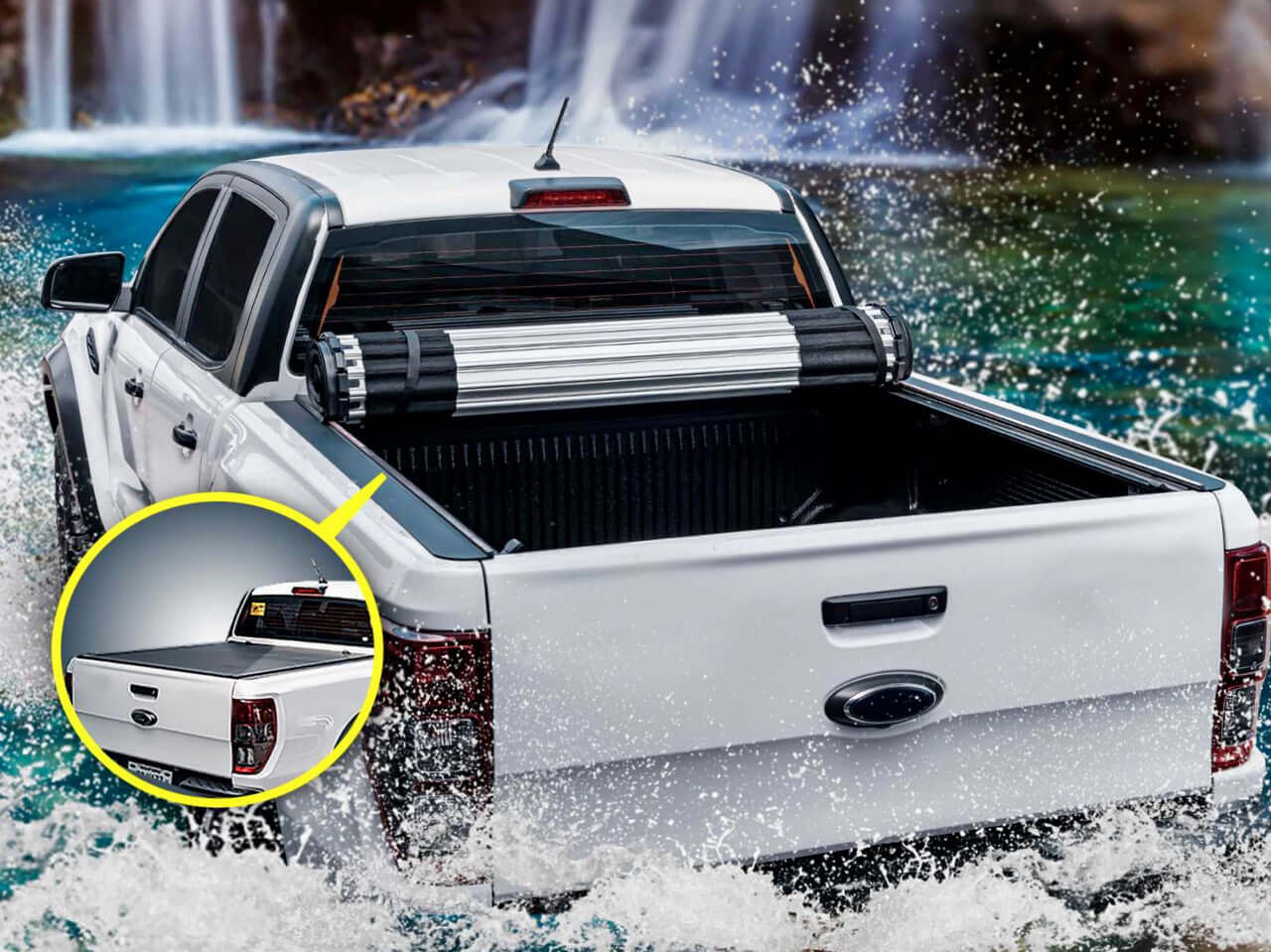 HR REVOLVER Hard Rolling Cover for Ford Ranger 2012-mid 2022