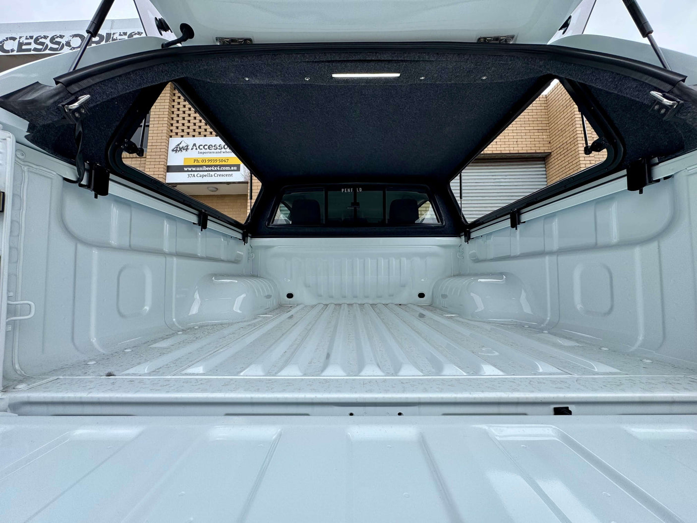 Interior view of Canopy DMax 2020–2025 Isuzu - FORCE PRO showcasing spacious design and durability for Isuzu D-Max