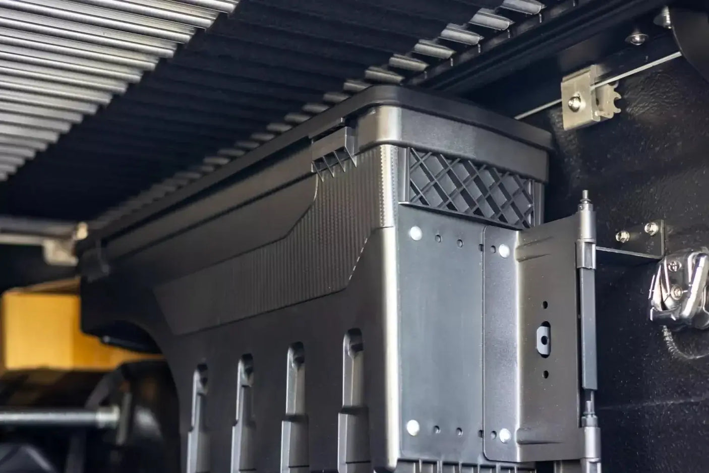 Toyota Hilux tool box 2015-2025 Smart Swing-Out Ute Storage by UniUte in use