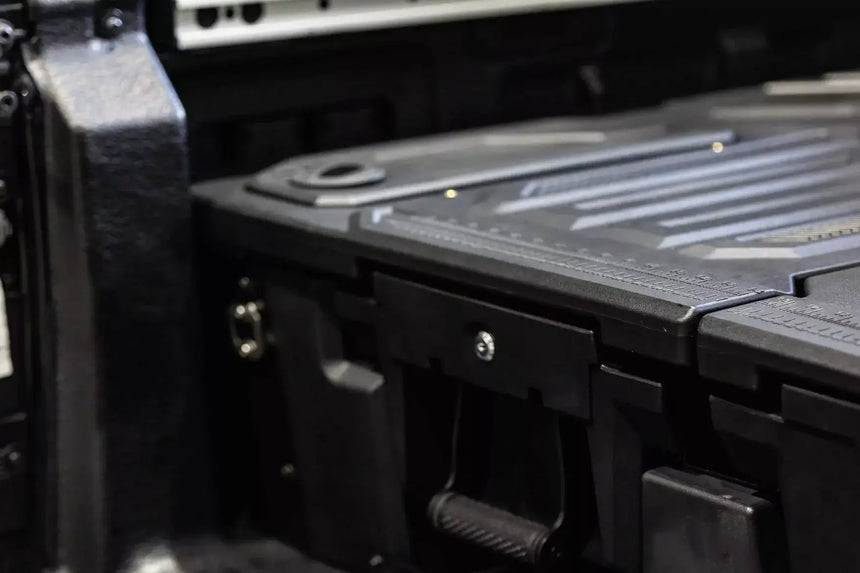 UniUte weathertight hilux drawers for Toyota Hilux 2015-2025, featuring superior storage and security for adventure vehicles.