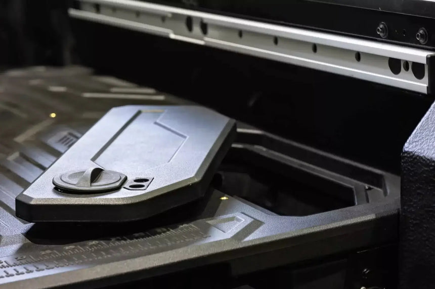 hilux drawers weathertight ute drawer system for Toyota Hilux 2015-2025 by UniUte, showcasing storage and durability features