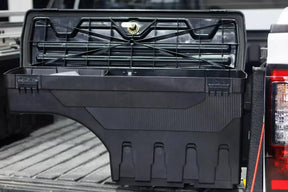 Ford Ranger NextGen smart swing-out tool box — installed in ute tub side view