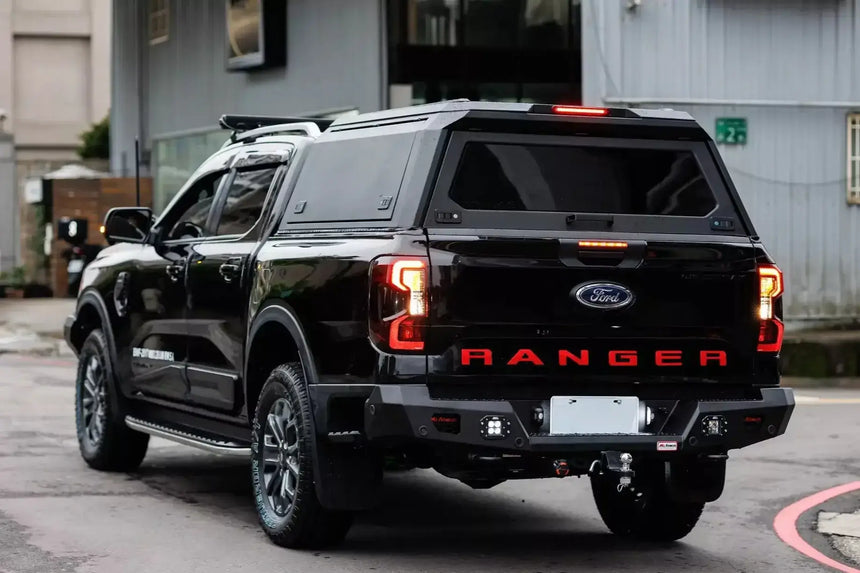 Stainless steel canopy Ford Ranger NextGen 2023, showcasing UniUte quality and design. Keywords: canopy ford ranger.