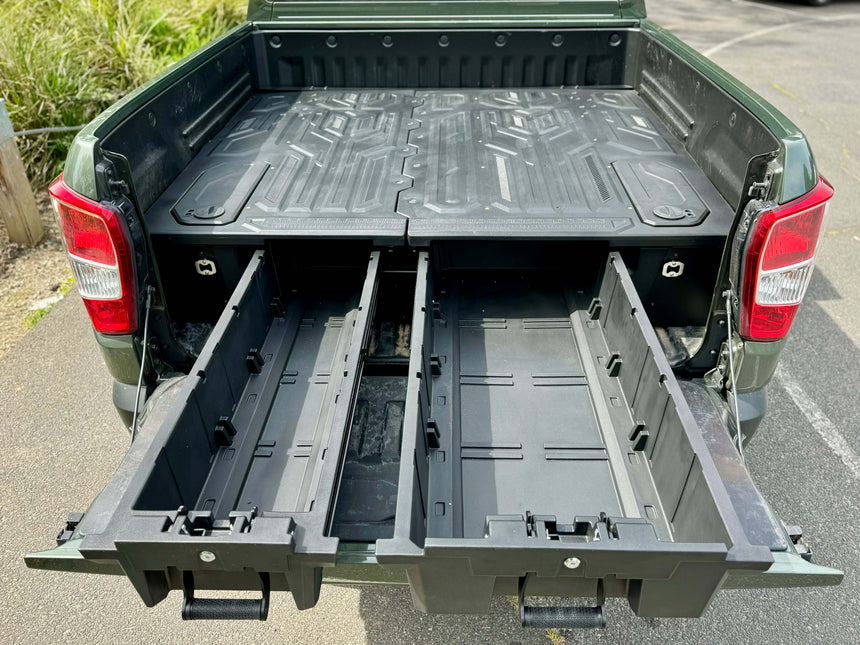 SsangYong Musso Drawers XLV 2018-2025 Weathertight Ute Drawer System for storage.