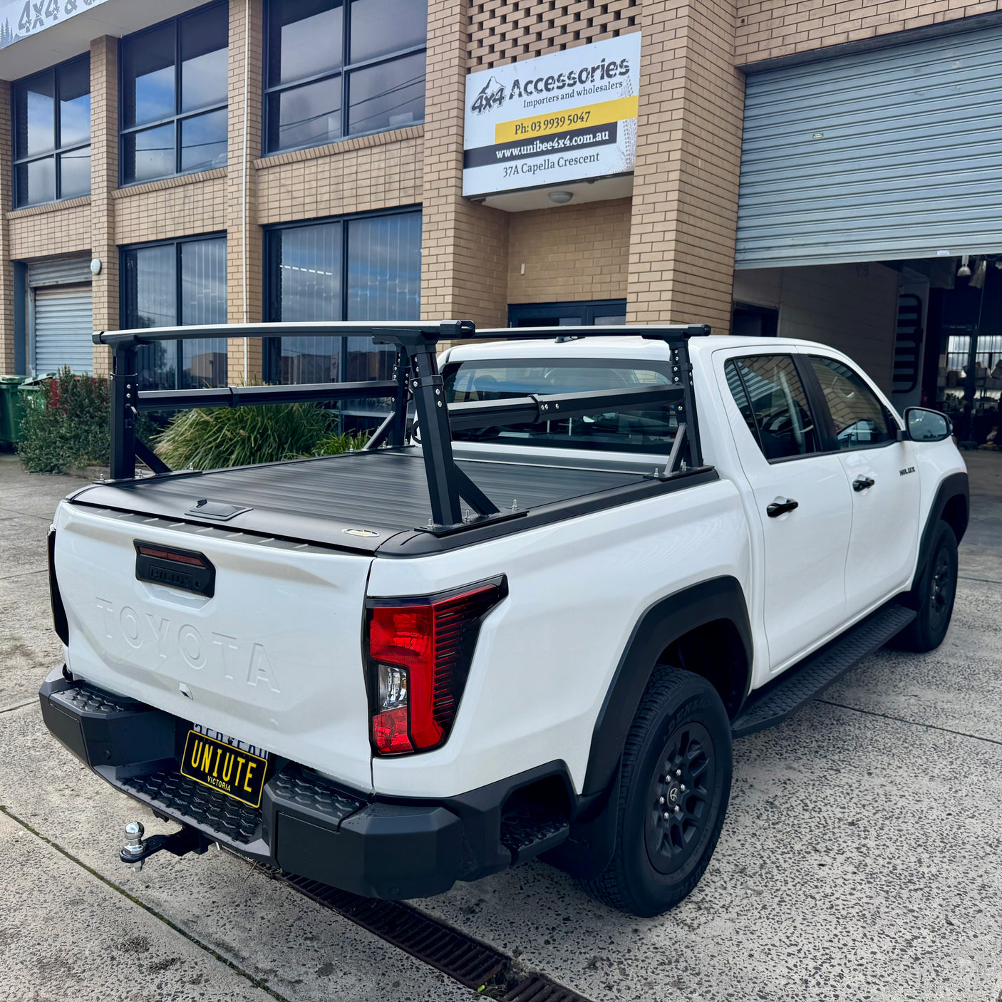 UniUte heavy duty ladder rack for roller covers — 350kg rated capacity | UniUte
