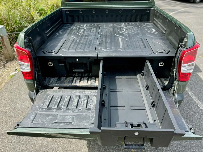 SsangYong Musso Drawers XLV 2018-2025 weathertight storage system open