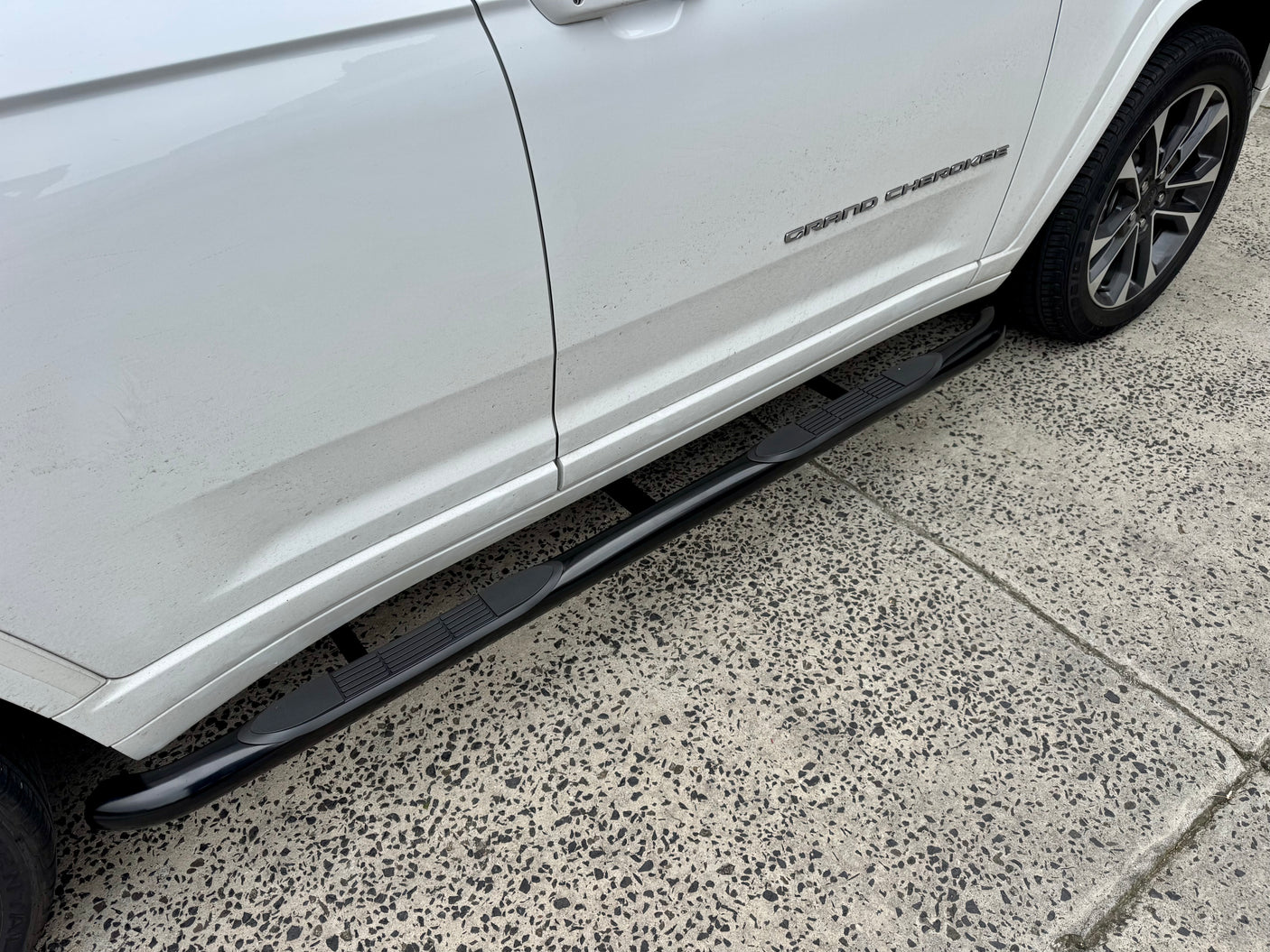 Black Side Bars / Side Steps For New Jeep Grand Cherokee WL L 2022-2025