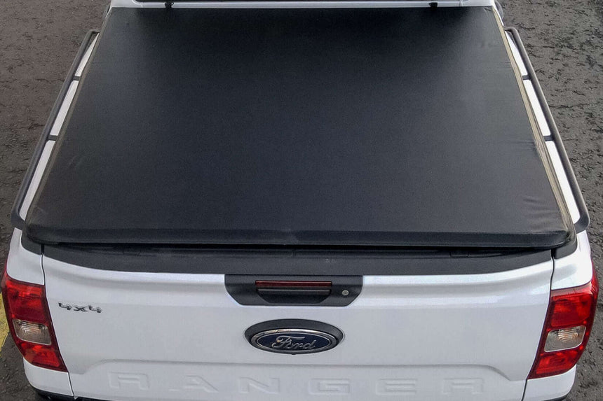 Soft Roll Up Tonneau Cover on Ford Ranger NextGen 2022+, Premium UniUte Tonneau Cover Ford Ranger