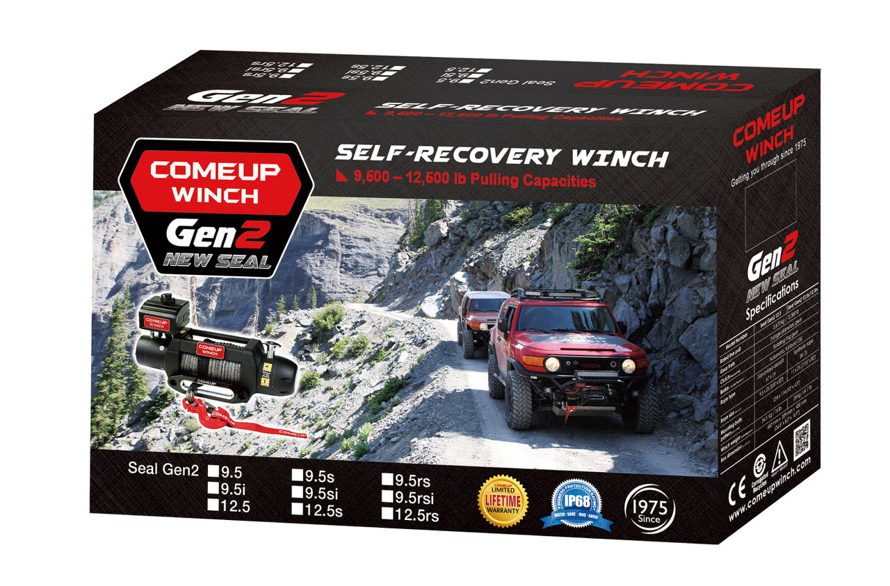 ComeUp Automotive Self-Recovery Winch Seal Gen2 9.5s 12V STD UniUte