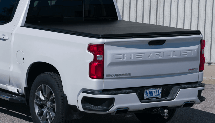 Tri-Fold Soft Tonneau Cover For Chevrolet Silverado 1500 2014-2025 - UniUte