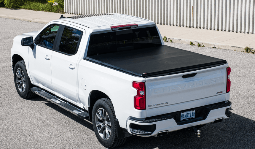 Tri-Fold Soft Tonneau Cover For Chevrolet Silverado 1500 2014-2025 - UniUte