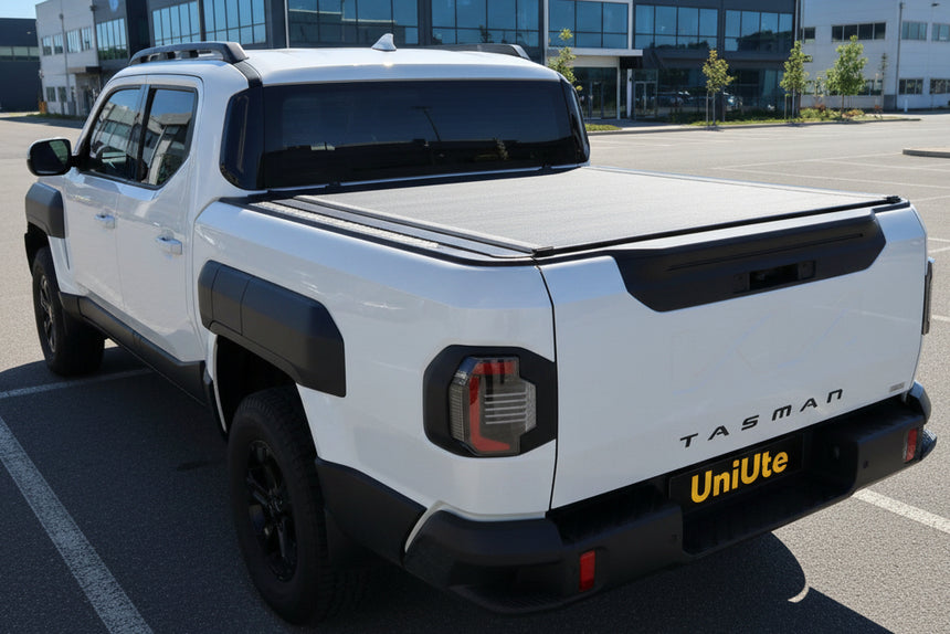 KIA Tasman hard cover, showcasing sleek design and security for 2025+ models, ideal kia tasman hard cover option.