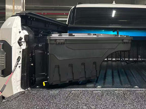 KIA Tasman Tool Box 2025+ Smart Swing-Out Ute Storage for enhanced tub space and gear security