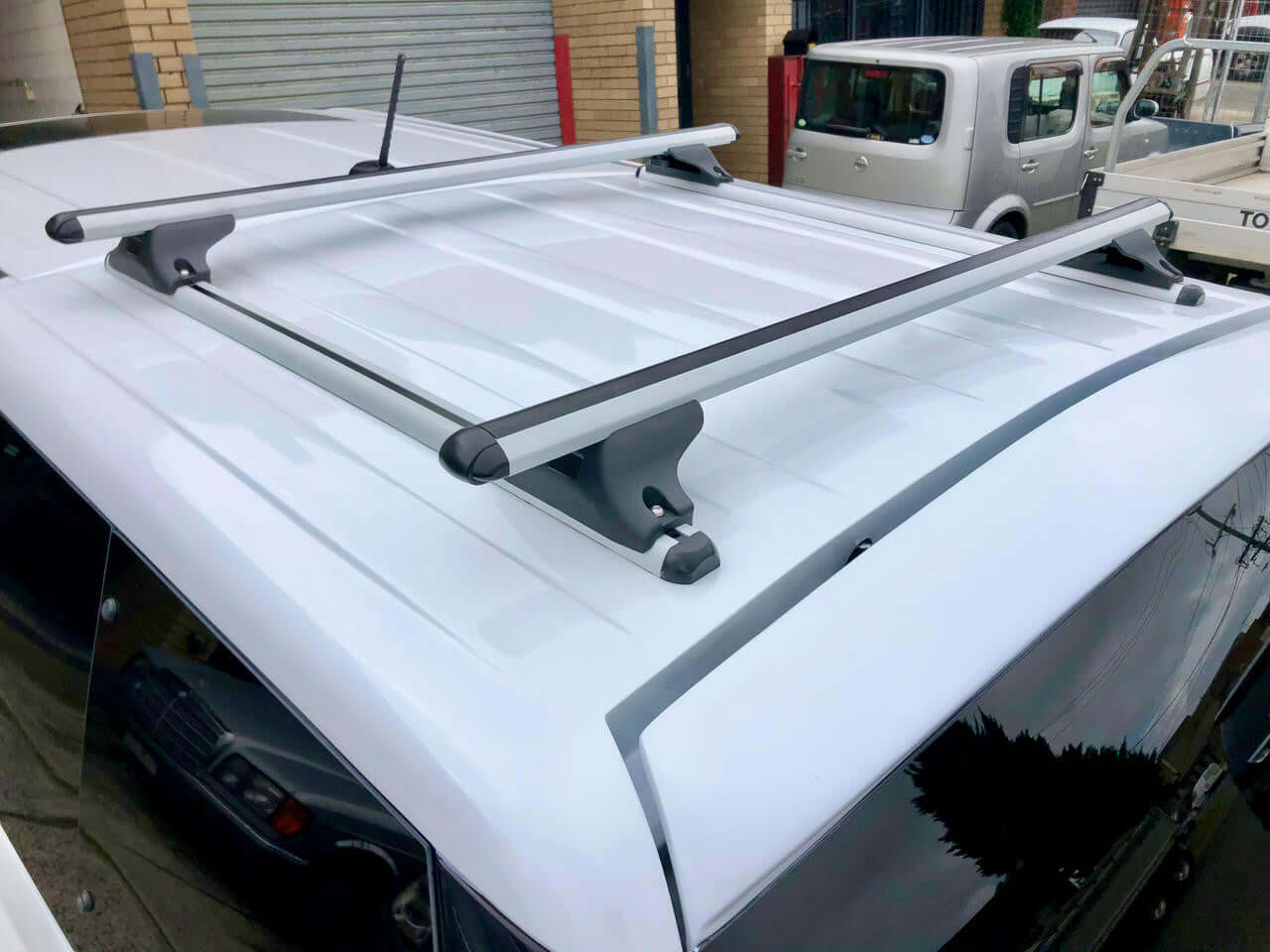 canopy roof bars installed on Elysium or Force Pro canopy, showcasing durable cross bars for secure car top storage.