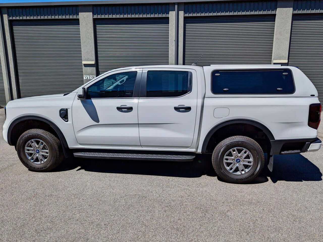 Ford Ranger canopy for dual cab, showcasing strength and style.