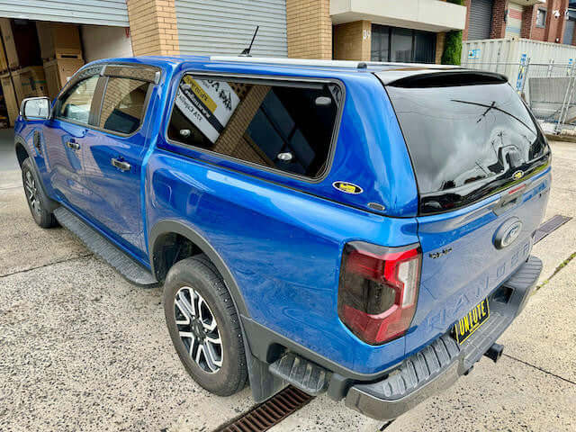 Ford Ranger canopy for NextGen RA 2022-2025 dual cab, showcasing strength, style, and premium protection.