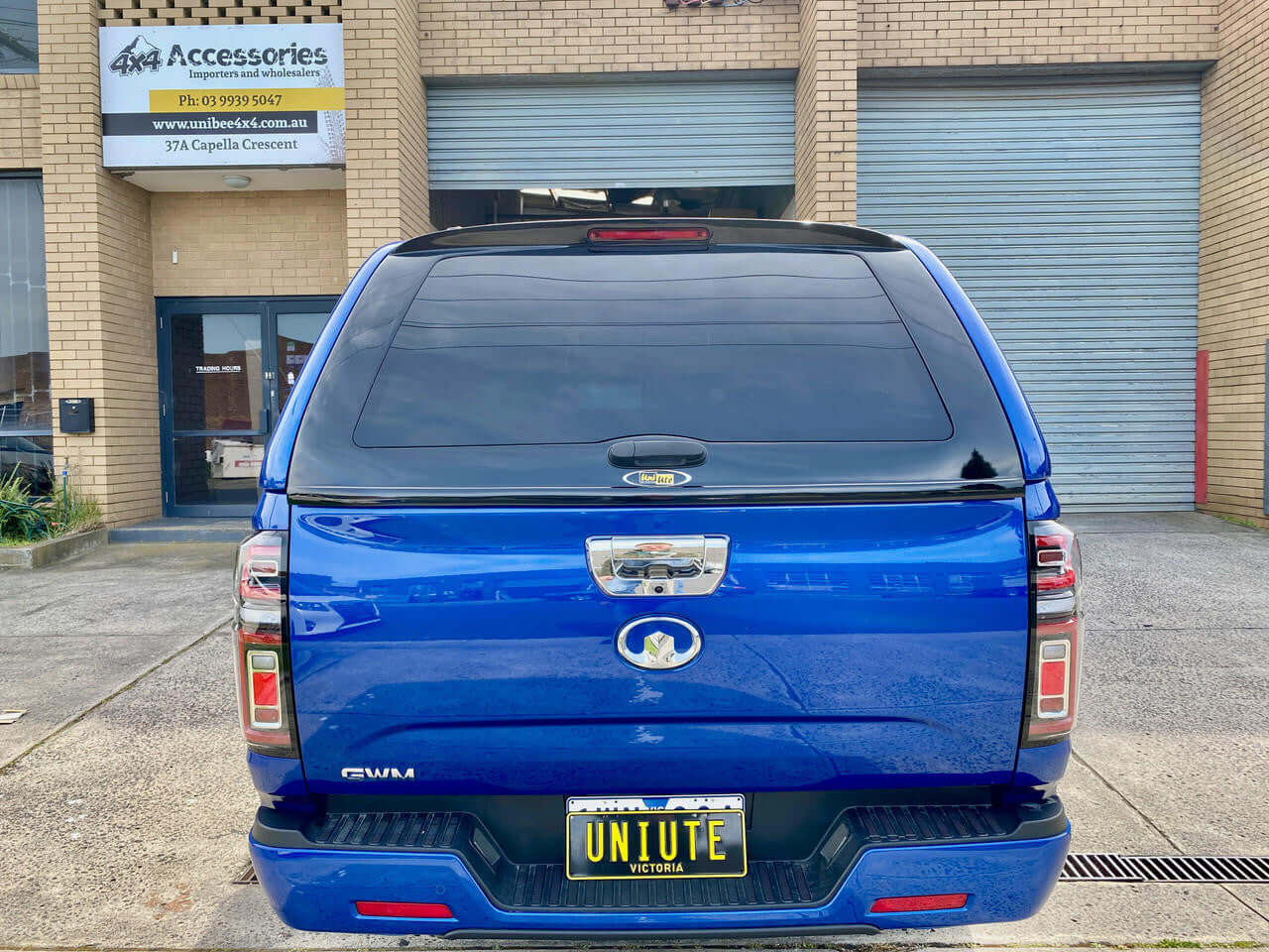 Rear view of GWM Cannon canopy 2020-2025