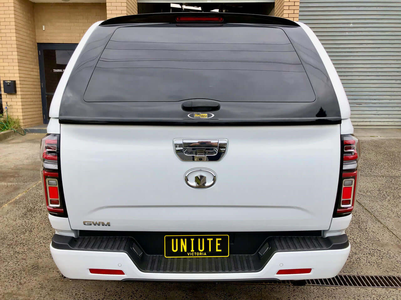 Rear view of GWM Cannon canopy, showcasing premium design and functionality for models 2020-2025.