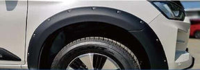 Textured fender flares for Isuzu D-Max 2022-2025 — installed front view | UniUte