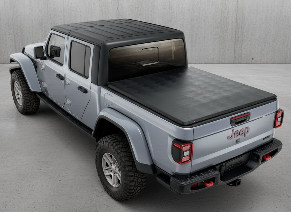 JEEP GLADIATOR Tri-Fold Soft Tonneau Cover for Jeep Gladiator 2020+ - UniUte