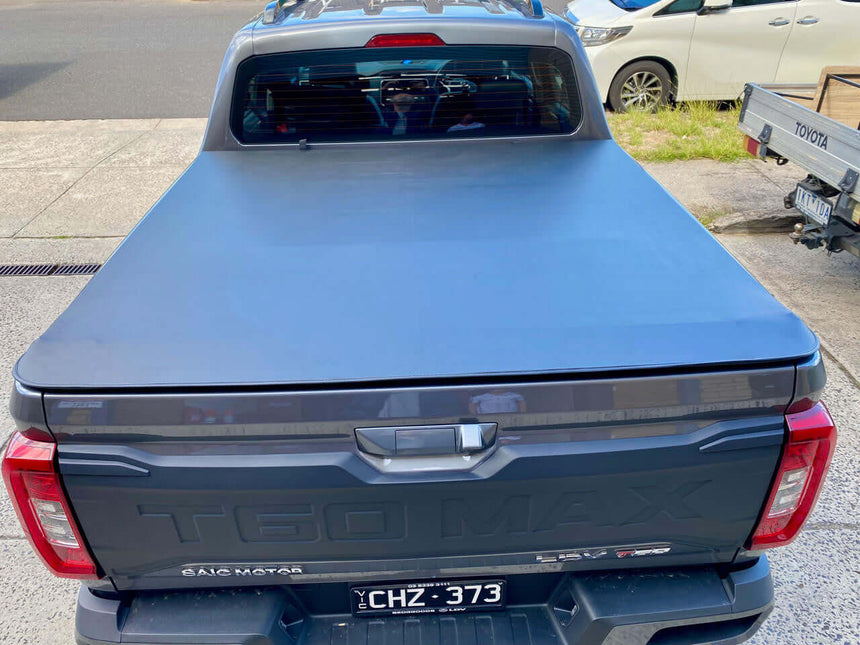 LDV T60 Tonneau Cover 2017-2025 - Soft Roll Up Tonneau Cover on Pickup Truck