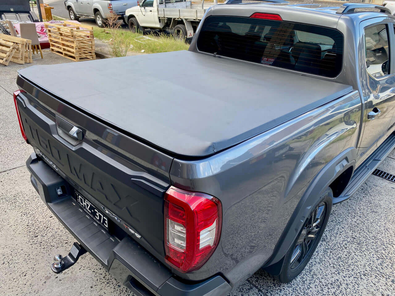 LDV T60 Tonneau Cover 2017-2025 - Soft Roll Up installed on truck bed