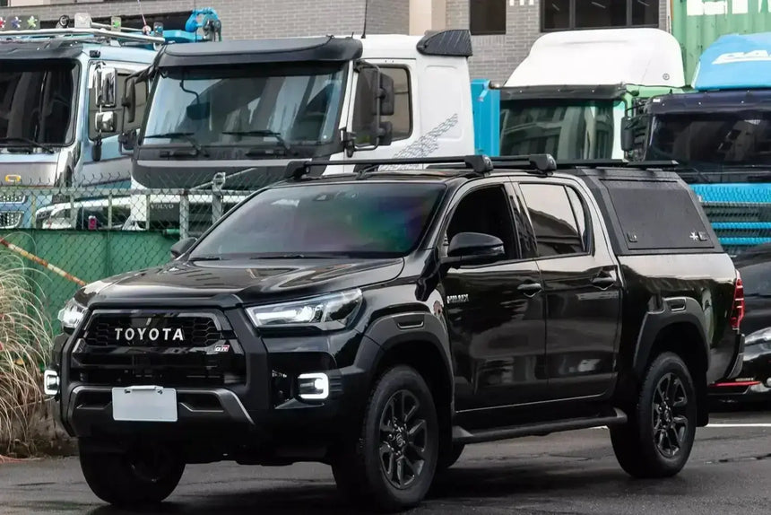 canopy triton accessory parked outdoors