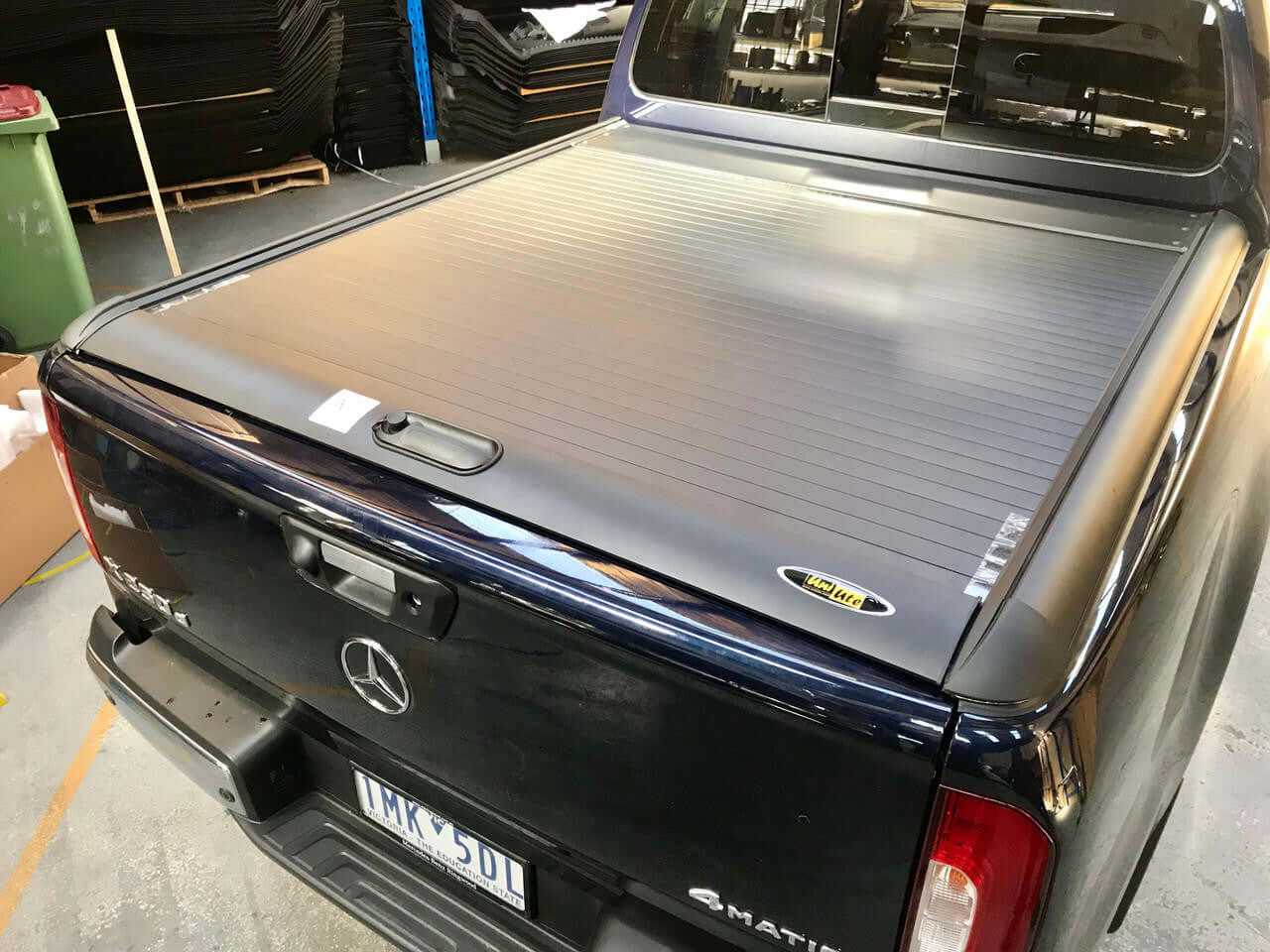 x class roller shutter on Mercedes-Benz 2017-2021 for ultimate truck protection and style
