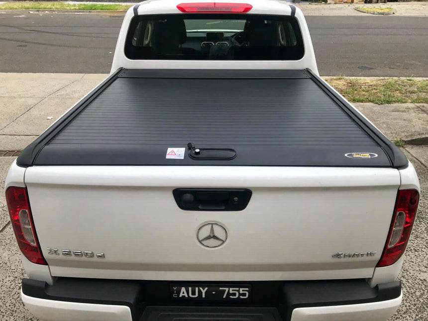 X Class Roller Shutter on Mercedes-Benz 2017-2021 for ultimate protection and style.