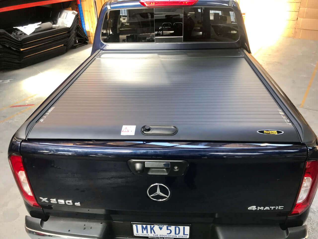 Mercedes X-Class 2017-2021 with UniUte Gen1 manual x class roller shutter for style and protection