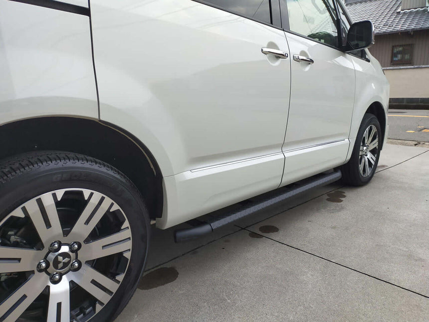 MITSUBISHI DELICA 2.5" Black Side Bars For Mitsubishi DELICA D5 2006-2022