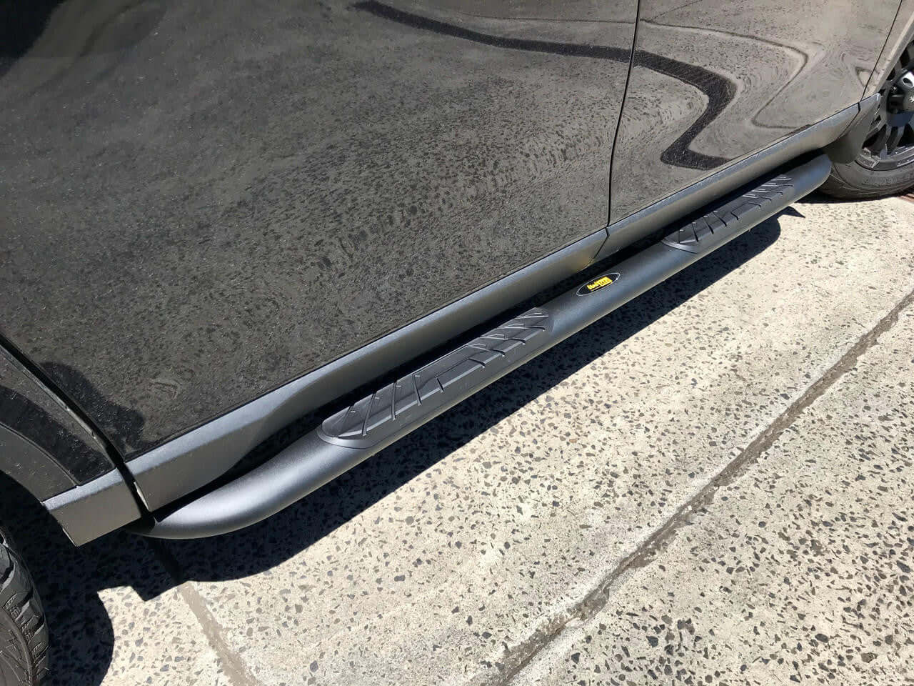 SSANGYONG MUSSO Black Side Bars / Side Steps For SsangYong Musso 2018+