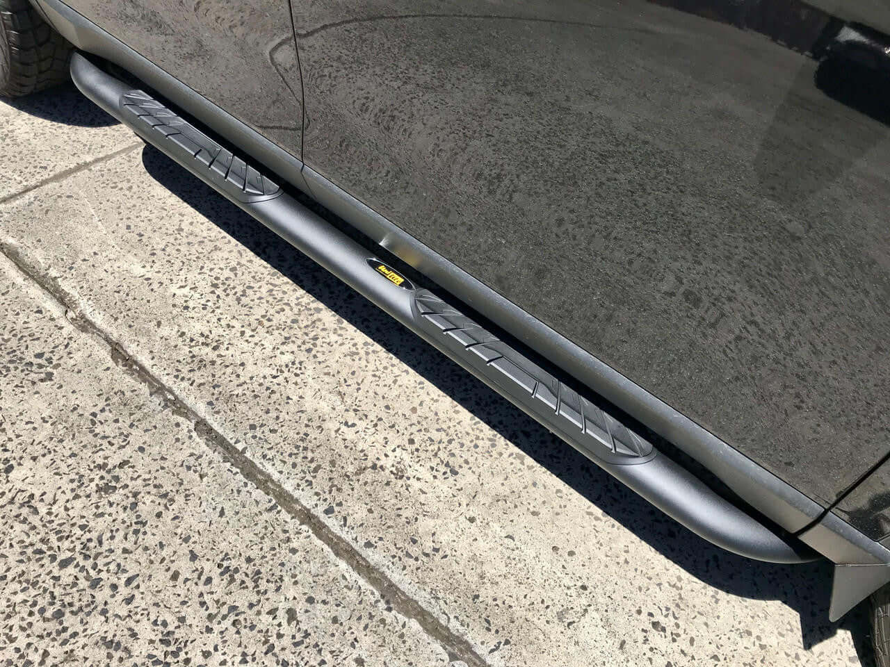 SSANGYONG MUSSO Black Side Bars / Side Steps For SsangYong Musso 2018+