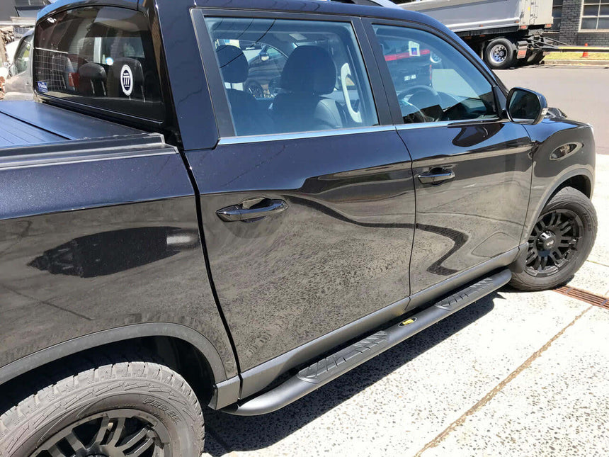 SSANGYONG MUSSO Black Side Bars / Side Steps For SsangYong Musso 2018+