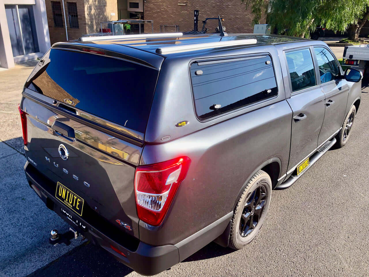 Canopy for SsangYong Musso XLV Long Tub 2018-2025 by UniUte, enhancing utility and style