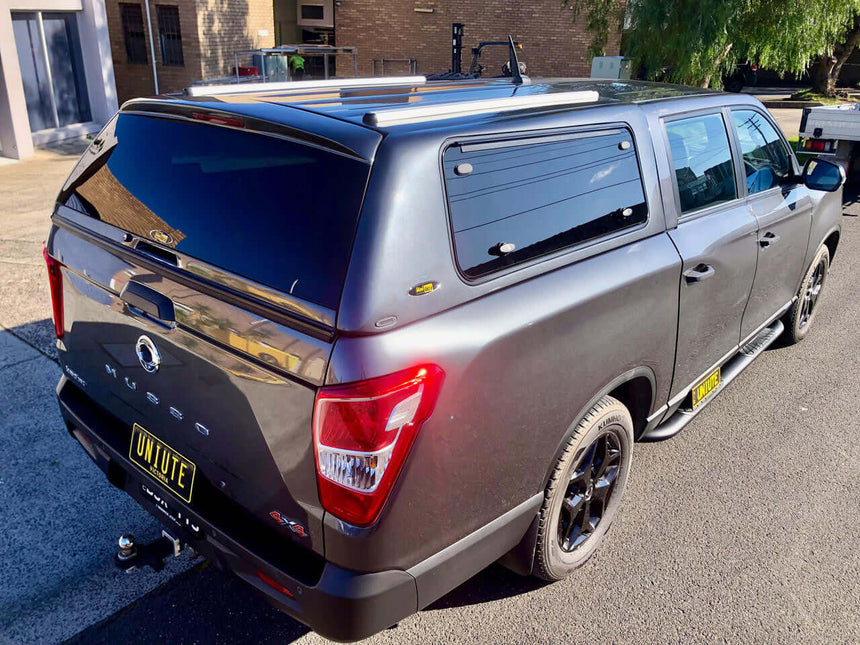 Canopy for SsangYong Musso XLV Long Tub 2018-2025 by UniUte, enhancing utility and style