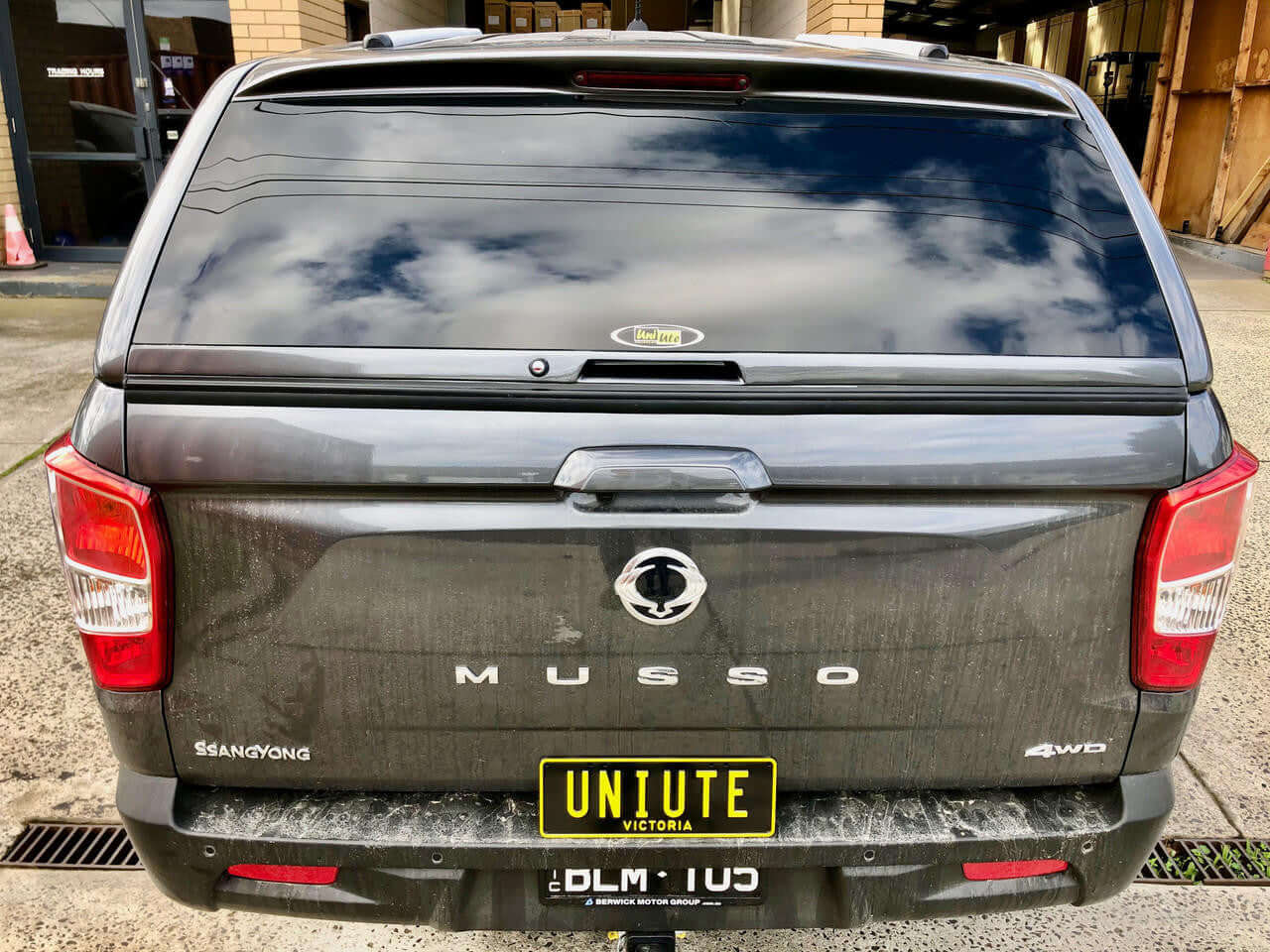 UniUte FORCE PRO PLUS SsangYong Musso XLV Canopy on Long Tub Pickup 2018-2025