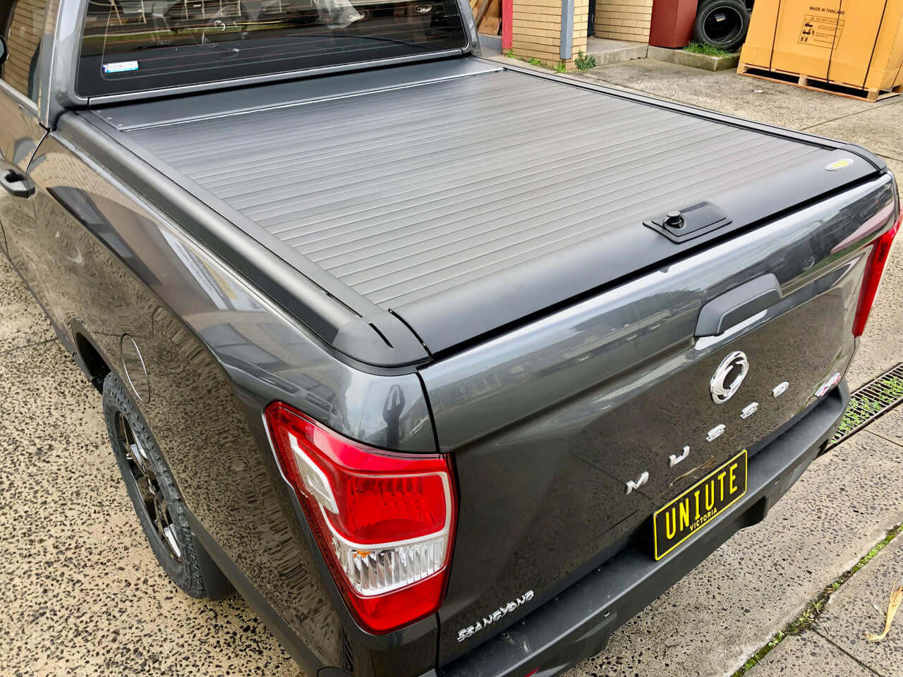 SsangYong Musso Roller Shutter XLV Long Tub 2018-2025 Gen2 Manual from UniUte offering protection and style.