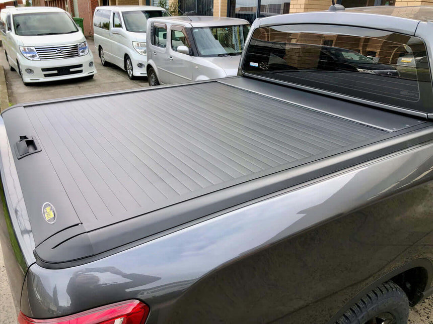 SsangYong Musso roller shutter XLV Long Tub 2018-2025 Gen2 Manual shown on truck bed