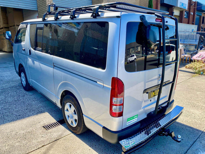 TOYOTA HIACE VAN Black Rear Ladder for Toyota HiAce 200 series 2005-2019