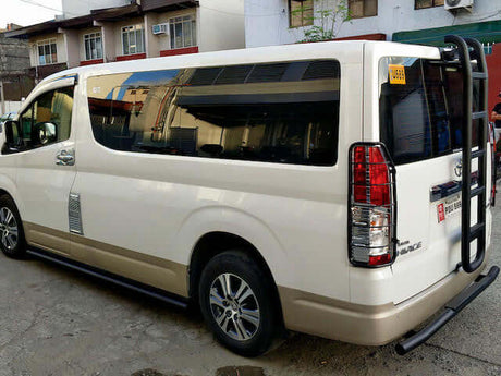 TOYOTA HIACE VAN Black Rear Ladder for Toyota HiAce 300 series 2019-2023