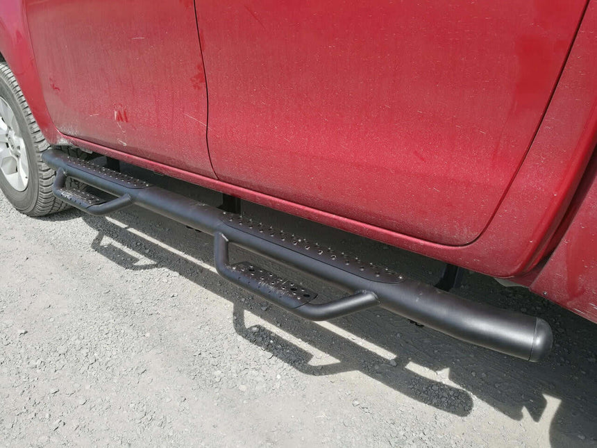 TOYOTA HILUX Black HD Running Boards / Side Bars For Toyota Hilux 2015-2023