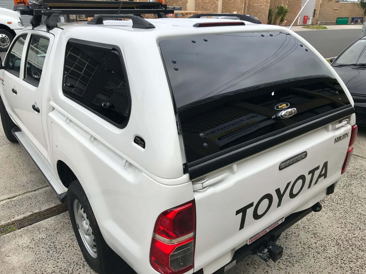 UniUte ELEGANCE canopy for Toyota Hilux SR Workmate 2005-2014, enhancing style and durability