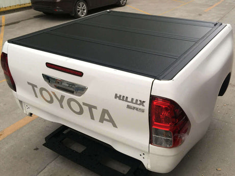 TOYOTA HILUX Quad-Fold Hard Lid Tonneau Cover for Toyota HiLux SR5 2015-2023