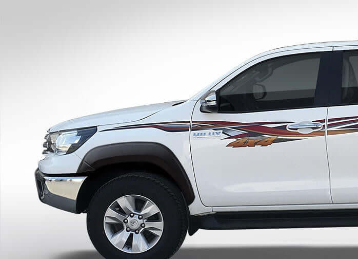 TOYOTA HILUX Textured Fender Flares For Toyota HiLux Double Cab Ute 2015-2023