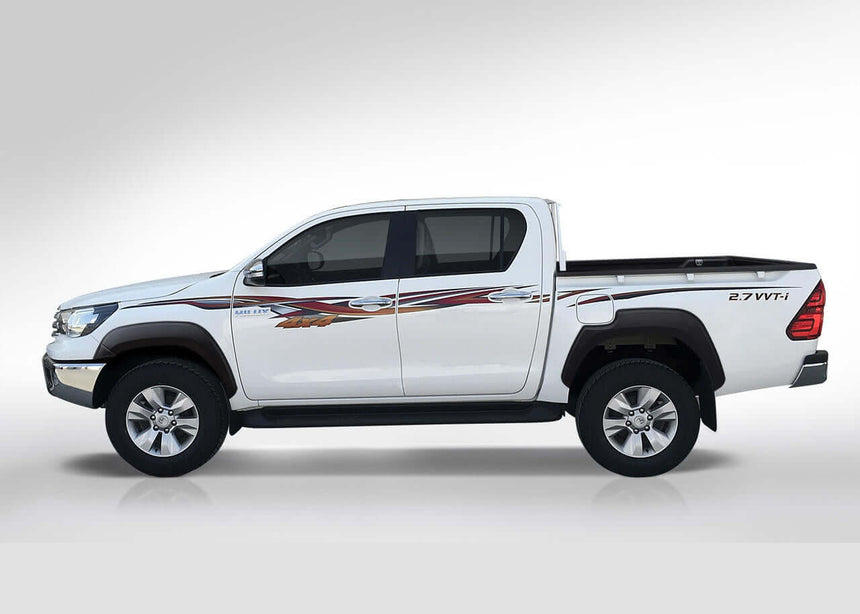 TOYOTA HILUX Textured Fender Flares For Toyota HiLux Double Cab Ute 2015-2023