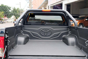 Tub mat for Toyota Hilux 2015-2025 — custom-fit heavy-duty rubber installed | UniUte