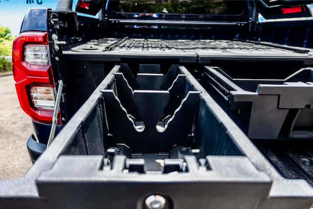 hilux drawers weathertight ute drawer system for 2015-2025 Toyota Hilux providing secure storage solution