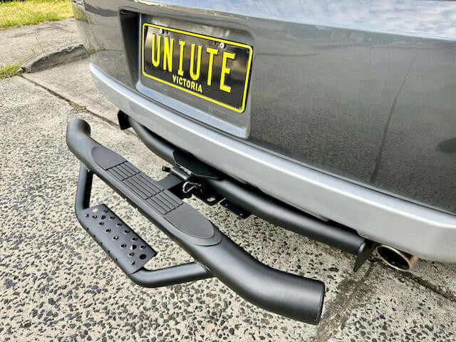 Universal Black Rear Hitch Step